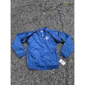 Duke Blue Devils Jacket Boys XL Blue NCAA Football Nike Windbreaker Zip Up